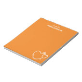 Bloc-note Je suis une infirmière stéthoscope Nom personnalis (Tourné)