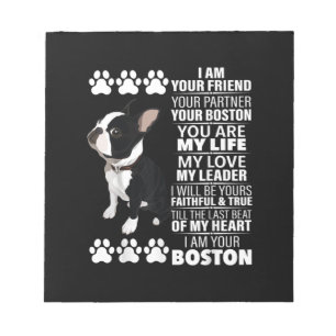 Bloc-note Je Suis Votre Ami Votre Partenaire Votre Boston Te