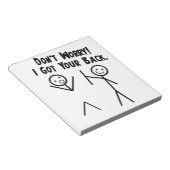 Bloc-note Je t'ai reçu - Ne t'inquiète pas (Incliné)