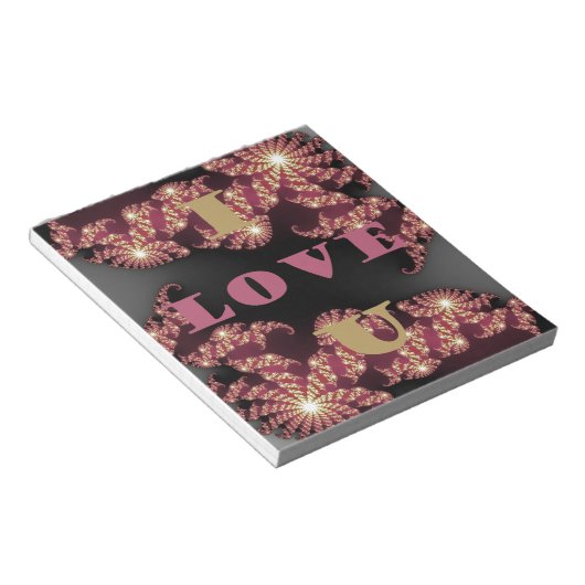 Bloc-note Je T'Aime Chérie (Incliné)