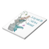 Bloc-note Je veux être une Sirène (Tourné)