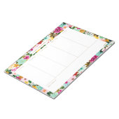 Bloc-note JEAN'S JOY Colorful Floral WEEKLY PLANNER (Incliné)