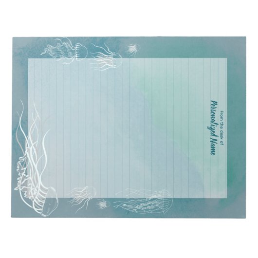 Bloc-note Jellyfish Jive Lined (Devant)