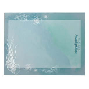Bloc-note Jellyfish Jive sans doublure