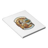 Bloc-note Jésus 9999 Emails Non Lus Boîte de Réception Zéro (Incliné)