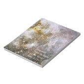 Bloc-note Jésus a dit que "je suis la lumière. (Tourné)