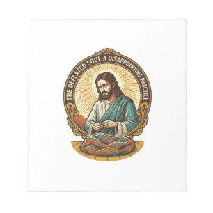 Bloc-note Jésus Balle De Yoga Complètement Dégonflée Humour
