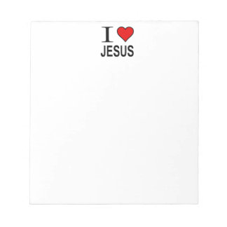 Bloc-note Jésus cadeaux J'aime Jésus