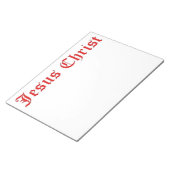 BLOC-NOTE JESUS CHRIST (Incliné)