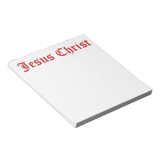 BLOC-NOTE JESUS CHRIST (Incliné)
