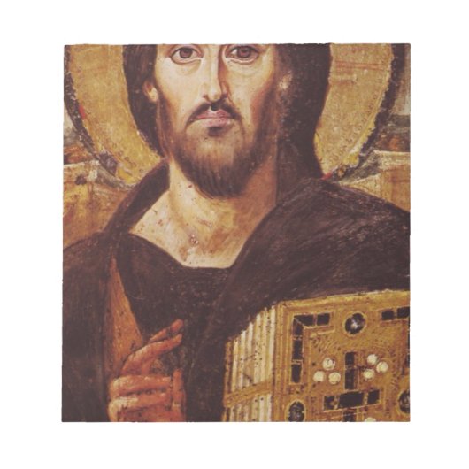 Bloc-note Jesus Christ Pantocrate Christian Icon (Devant)