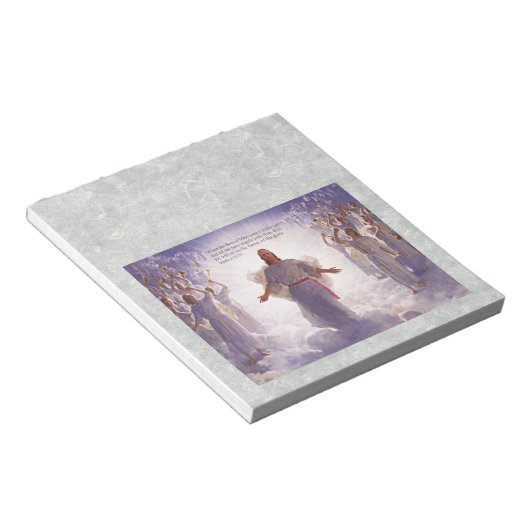 Bloc-note Jésus et ses Anges 1 Options (Incliné)