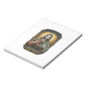 Bloc-note Jésus Fond noir Webcam oubliée Couverture Virtuell (Tourné)