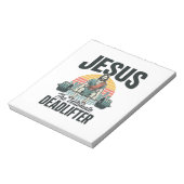 Bloc-note Jésus l'haltérophile ultime vintage (Tourné)