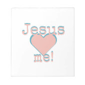 Bloc-note Jesus loves est ! (Devant)