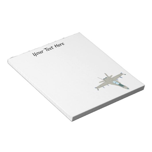 Bloc-note Jet Fighter F18 Hornet (Incliné)