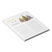 Bloc-note Jeu Alphabet A - Z de Noël Jeu de déchirure (Incliné)