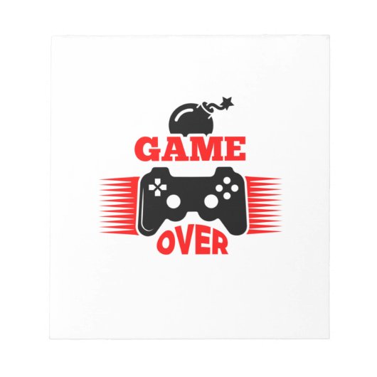 Bloc-note Jeu cadeau Gamer sur (Devant)