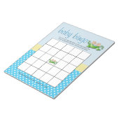 Bloc-note Jeu de Baby shower de douche pour bébé jumeau (Incliné)