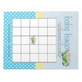 Bloc-note Jeu de Baby shower de douche pour bébé jumeau (Devant)