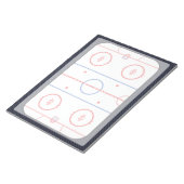Bloc-note Jeu de hockey Compagnon de fibre de carbone style (Incliné)