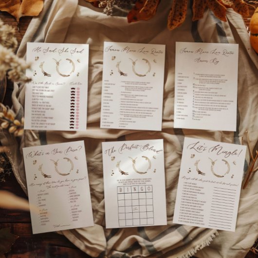 Bloc-note Jeu de mariage : Let's Mingle sur le thème du café