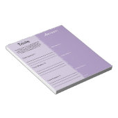 Bloc-note Jeu de partie Trivia - Question et réponse personn (Incliné)