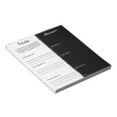 Bloc-note Jeu de partie Trivia - Question et réponse personn (Incliné)