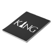Bloc-note Jeu d'échecs King pièce Halloween Costume d'échecs (Tourné)