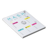 Bloc-note Jeu MASH, Souvenir de Fête des Années 90 (Incliné)