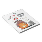Bloc-note Jeu sur Halloween des fantômes (Incliné)