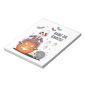 Bloc-note Jeu sur Halloween des fantômes (Tourné)