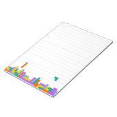 Bloc-note Jeu vidéo Tetris russe Linked Writing Pad (Incliné)