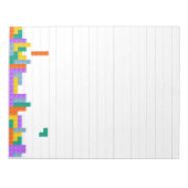 Bloc-note Jeu vidéo Tetris russe Linked Writing Pad (Devant)
