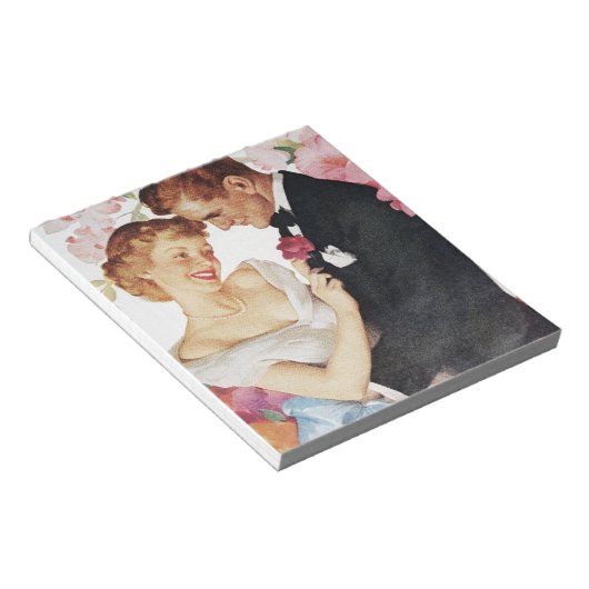 Bloc-note Jeune couple en tenue formelle (Incliné)