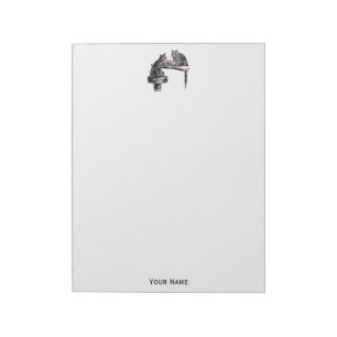 Bloc-note Jeux de société Deux chats jouant aux échecs Match