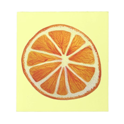 Bloc-note Jicy Orange (Devant)