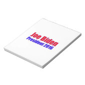 Bloc-note Joe Biden Président 2016 (Tourné)