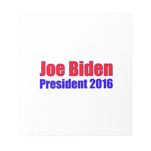 Bloc-note Joe Biden Président 2016 (Devant)