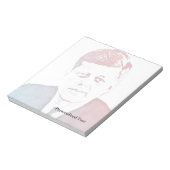 Bloc-note John F. Kennedy Pop Art Portrait (Tourné)