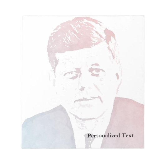 Bloc-note John F. Kennedy Pop Art Portrait (Devant)