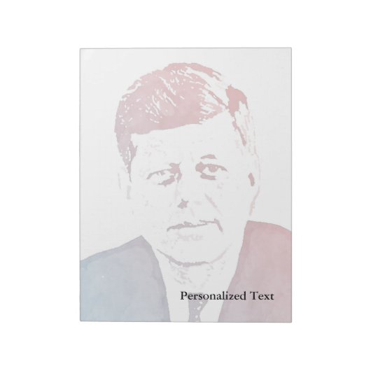 Bloc-note John F. Kennedy Pop Art Portrait (Tourné)