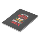 Bloc-note Joie de Noël Bière Fêtes de fin d'année (Tourné)