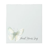 Bloc-note Joie Papillon Menthe (Devant)