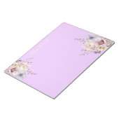 Bloc-note Joli bouquet floral de printemps lavande (Incliné)