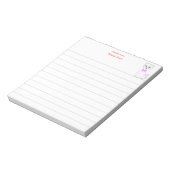Bloc-note Joli Chat Blanc Ligné (Tourné)