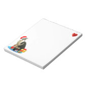 Bloc-note Joli chat de Merlin pour Noël (Tourné)