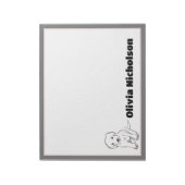 Bloc-note Joli Chiot Doodart Stationery personnalisée (Tourné)