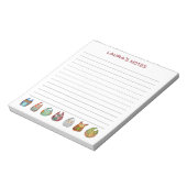Bloc-note Joli Chouette Aquarelle Colorée (Tourné)
