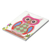 Bloc-note Joli Chouette rose Imprimer, Accessoires Motifs (Tourné)